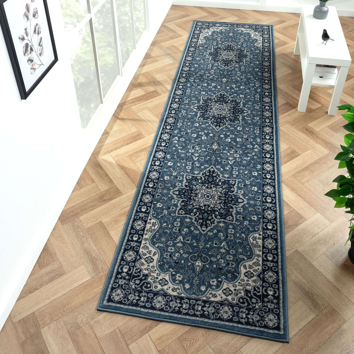 Sahara 895 Navy Hallway Runner
