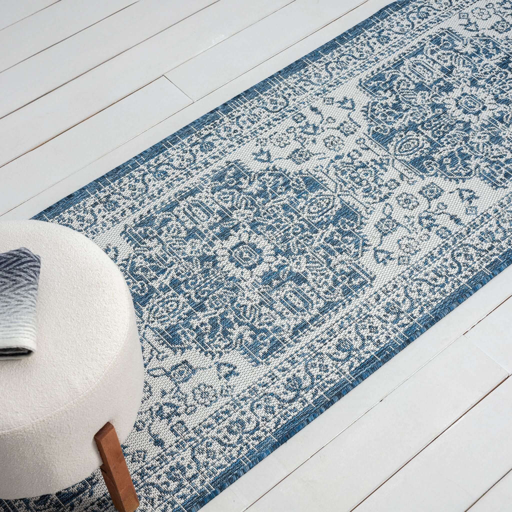 Patio 455 Denim Hallway Runner