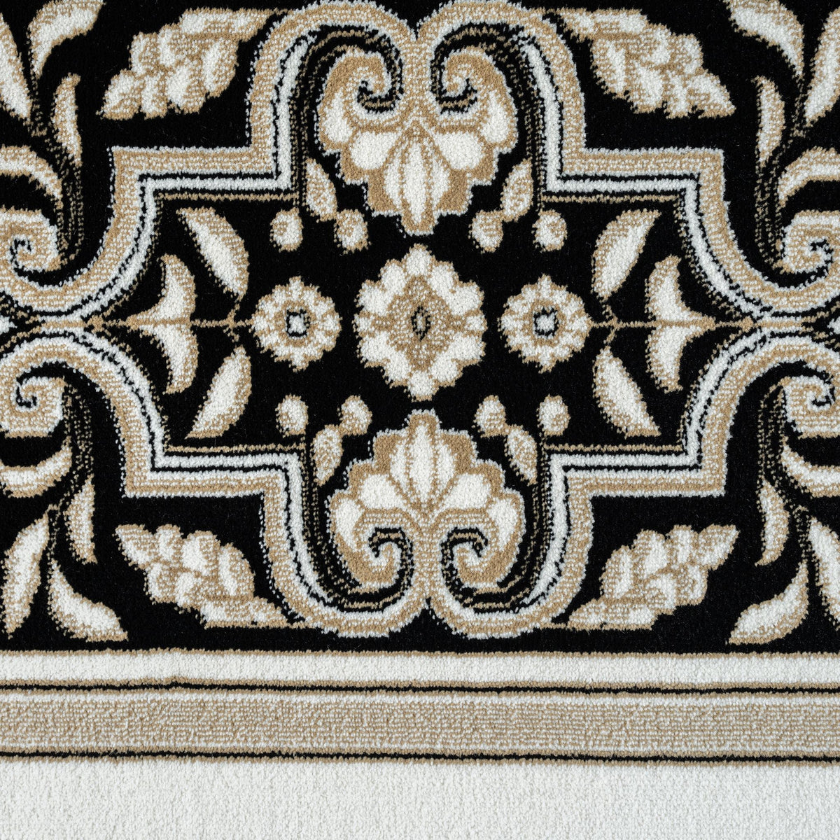 Royal 523 Black Traditional Turkish Rug
