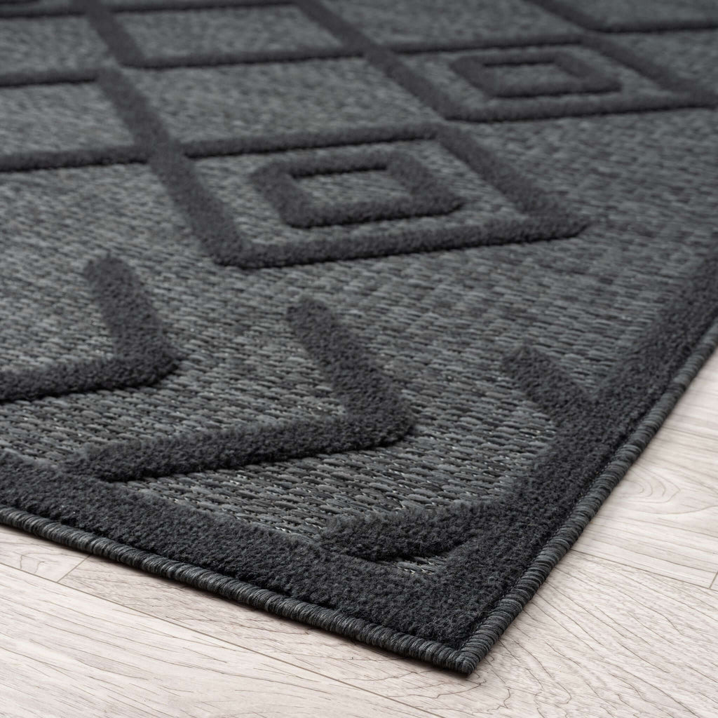 Calm 416 Charcoal Turkish Rug