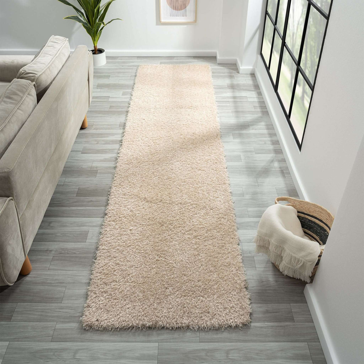 Fleecy 394 Fawn Hallway Runner