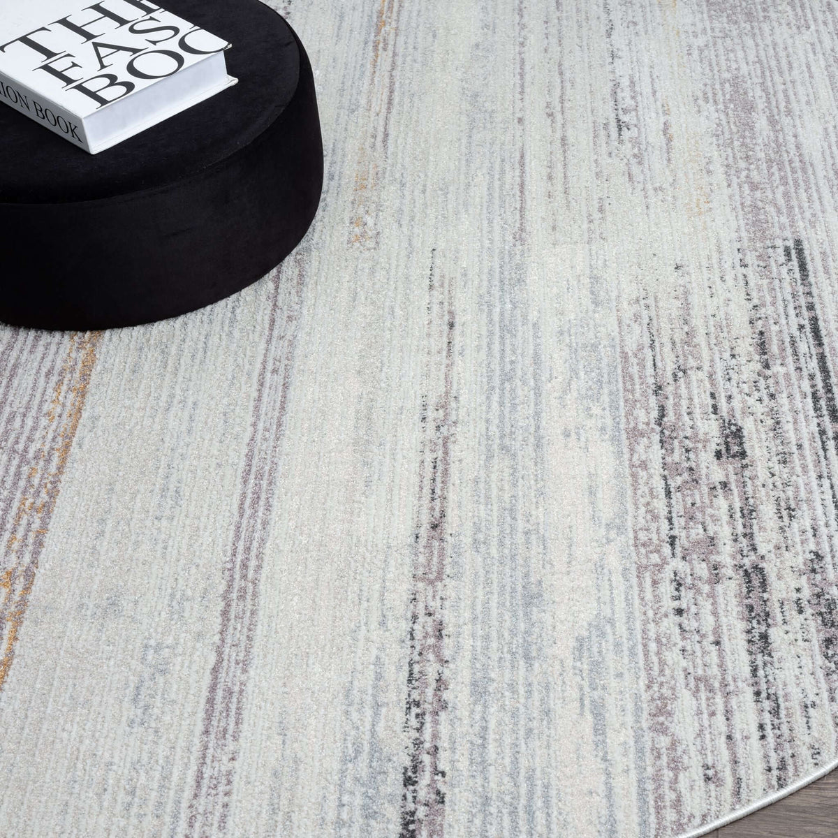 Easton 469 Cloud Round Rug