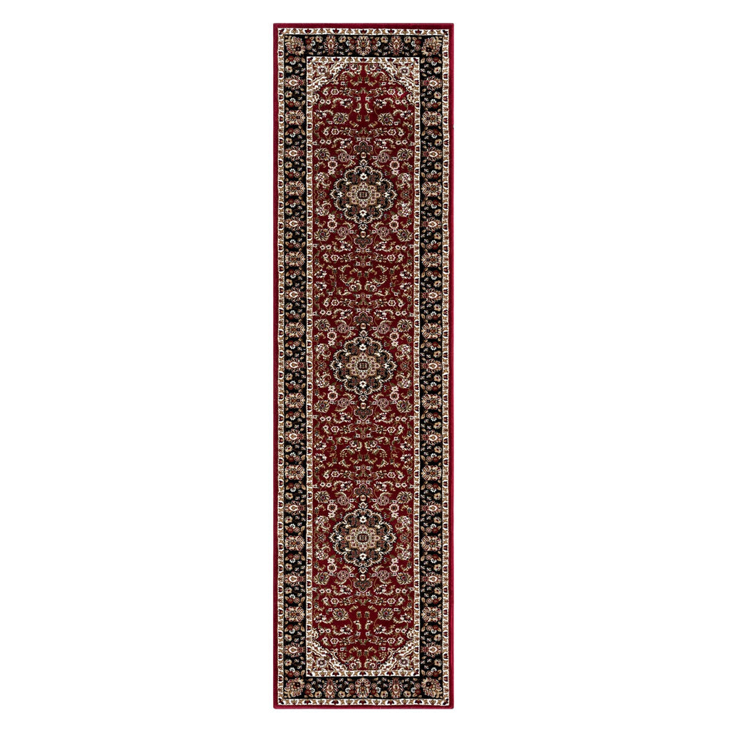 Royal 524 Red Traditional Hallway Runner lifestyle view