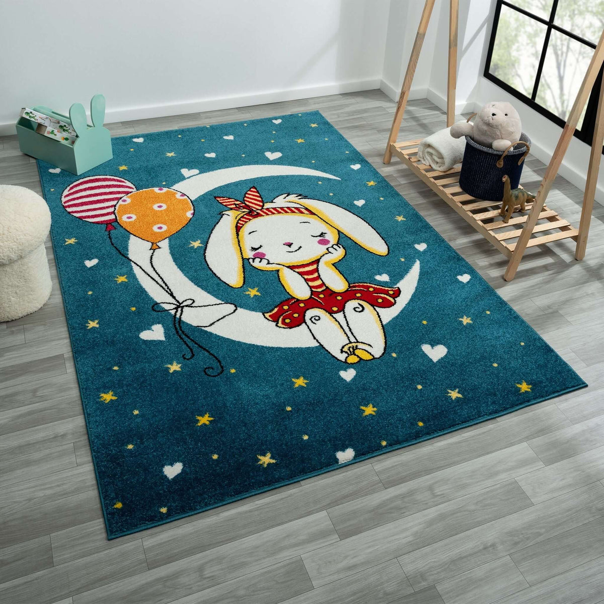 Kidszone 588 Blue Turkish Rug