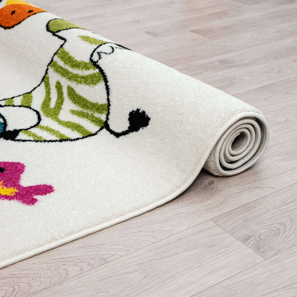 Kidszone 586 Cream Turkish Rug