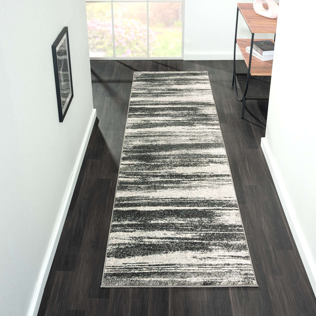 Astor 481 Charcoal Hallway Runner