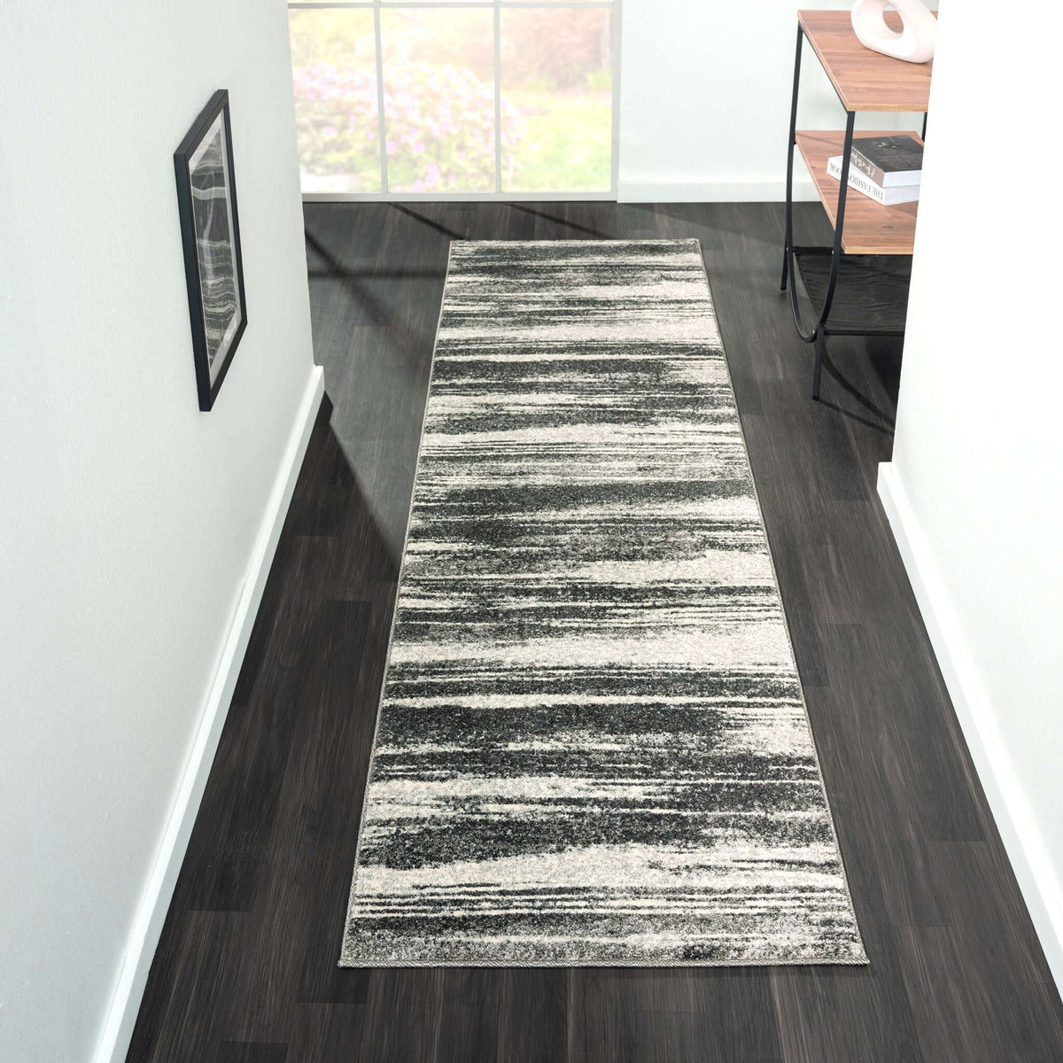 Astor 481 Charcoal Hallway Runner