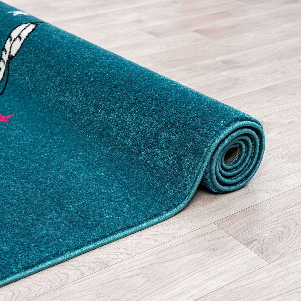 Kidszone 585 Blue Turkish Rug