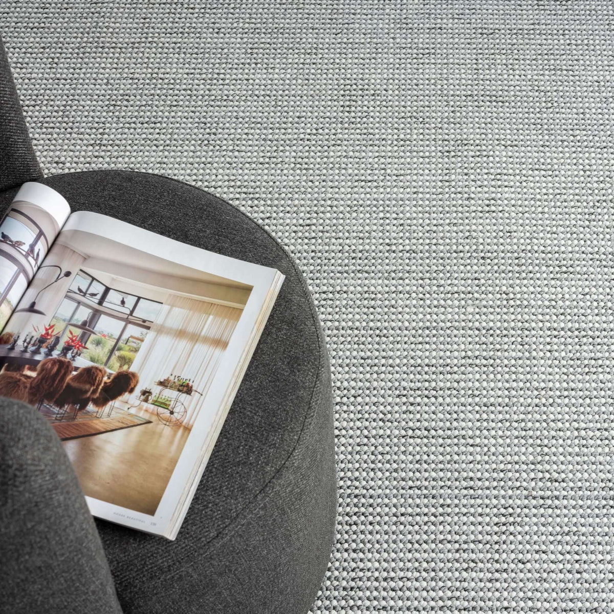 Solace 196 Steel Turkish Rug