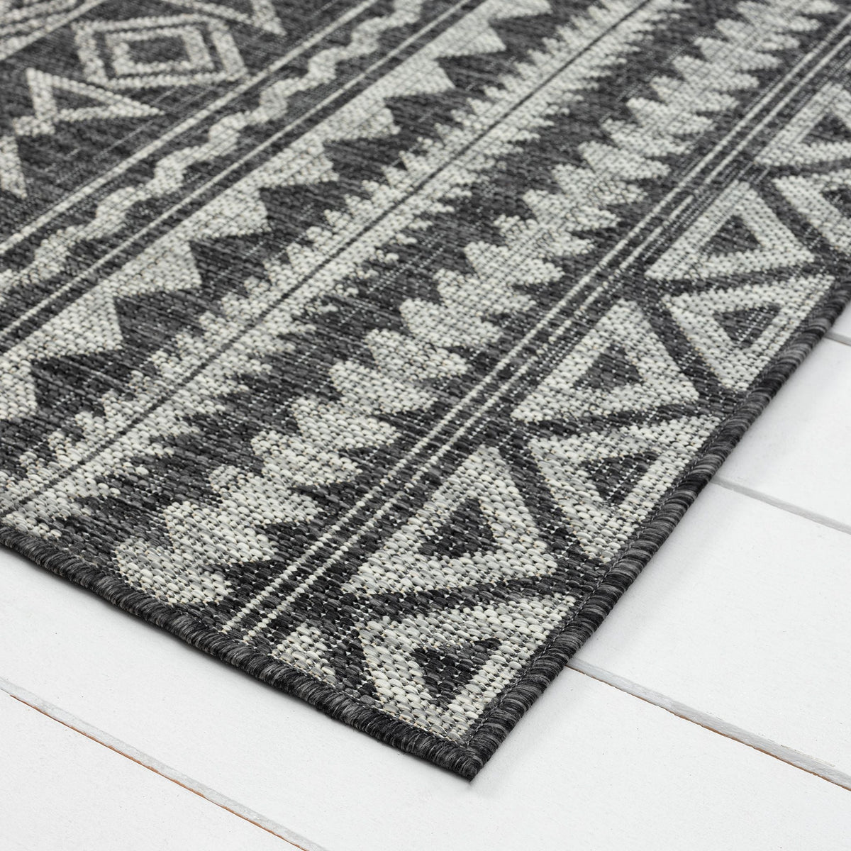 Alfresco 421 Charcoal Turkish Rug