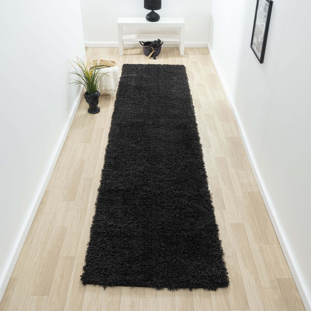 Fleecy 397 Ebony Hallway Runner