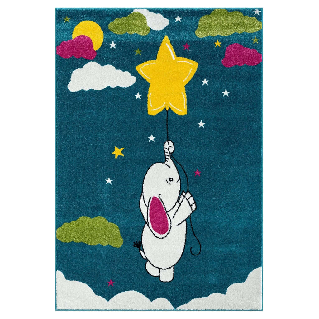 Kidszone 585 Blue Turkish Rug lifestyle view