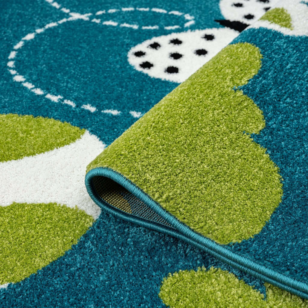 Kidsville 572 Blue Turkish Rug