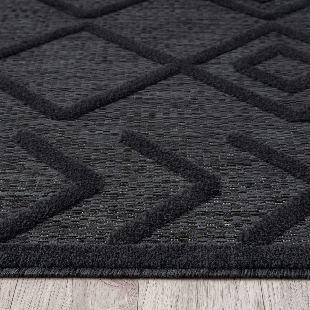 Calm 416 Charcoal Turkish Rug