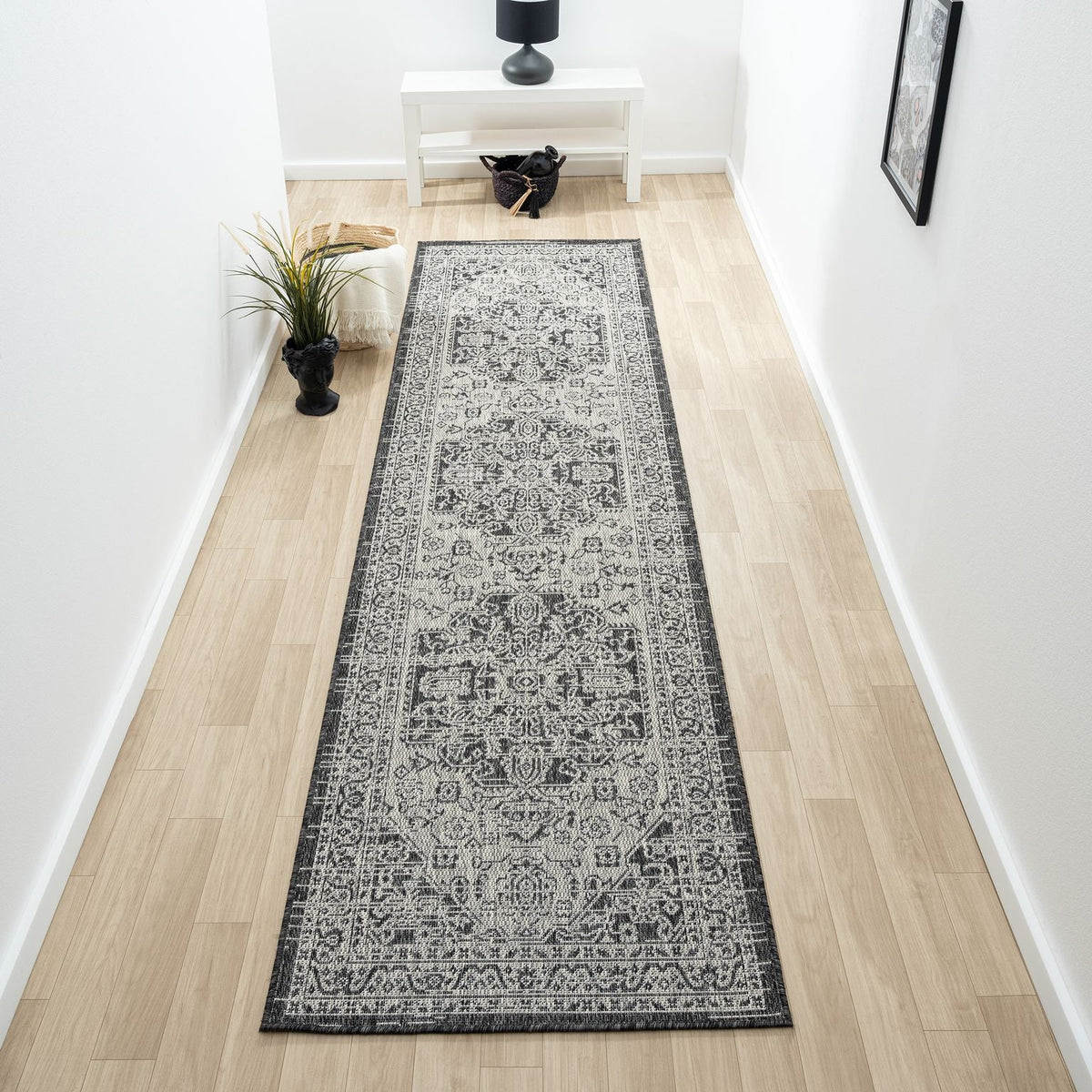 Alfresco 424 Slate Hallway Runner
