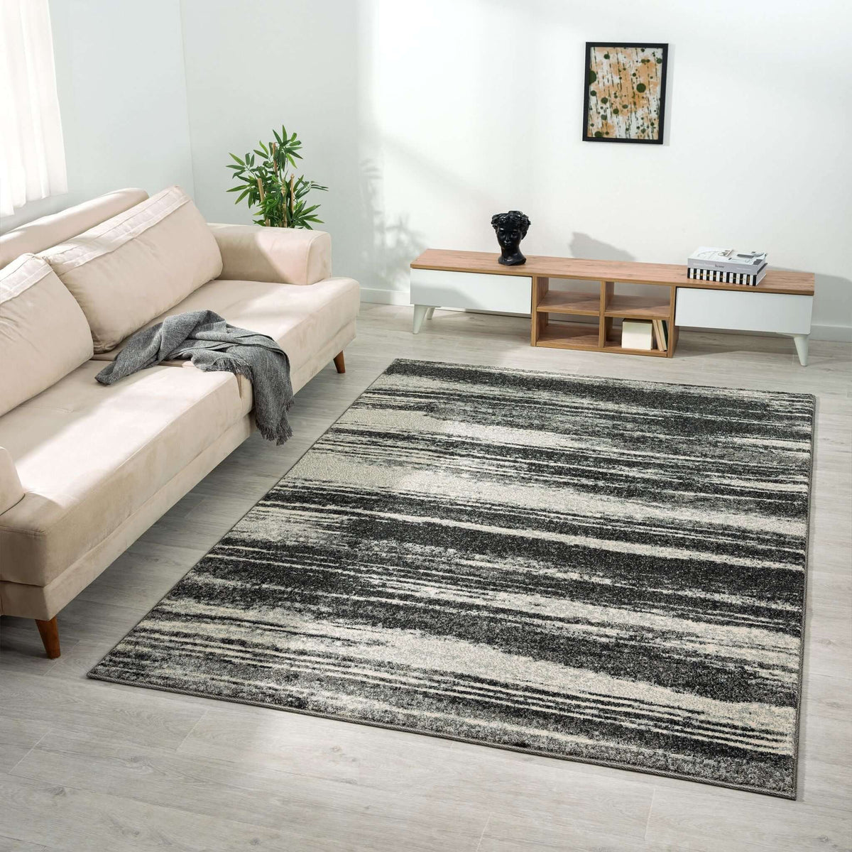 Astor 481 Charcoal Turkish Rug
