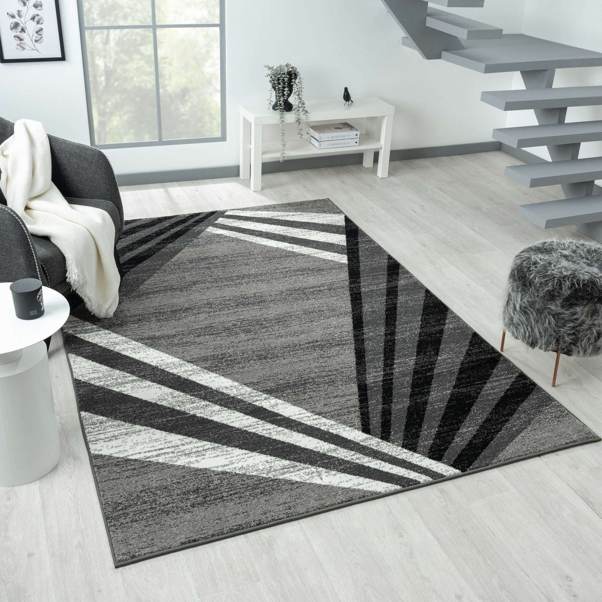Adore 2317 Grey Turkish Rug
