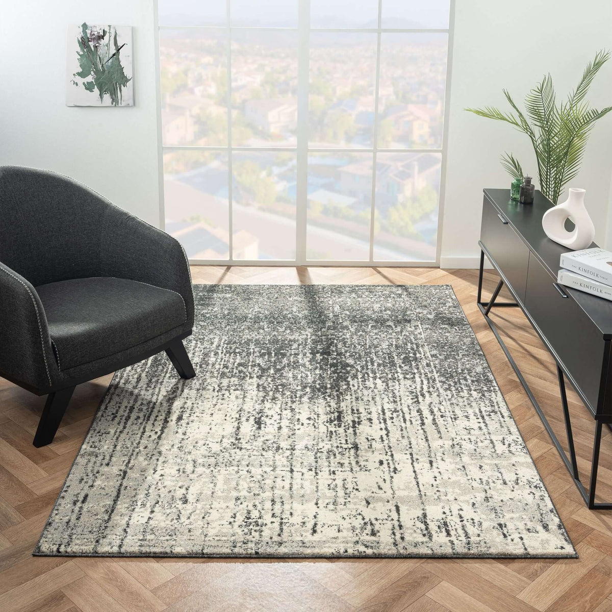 Astor 482 Ebony Turkish Rug