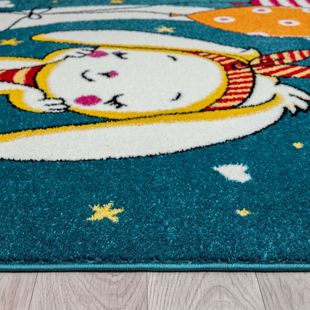 Kidszone 588 Blue Turkish Rug