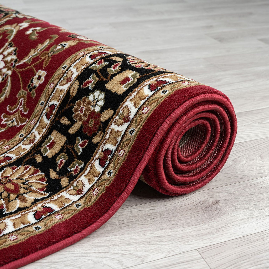 Royal 524 Red Traditional Hallway Runner