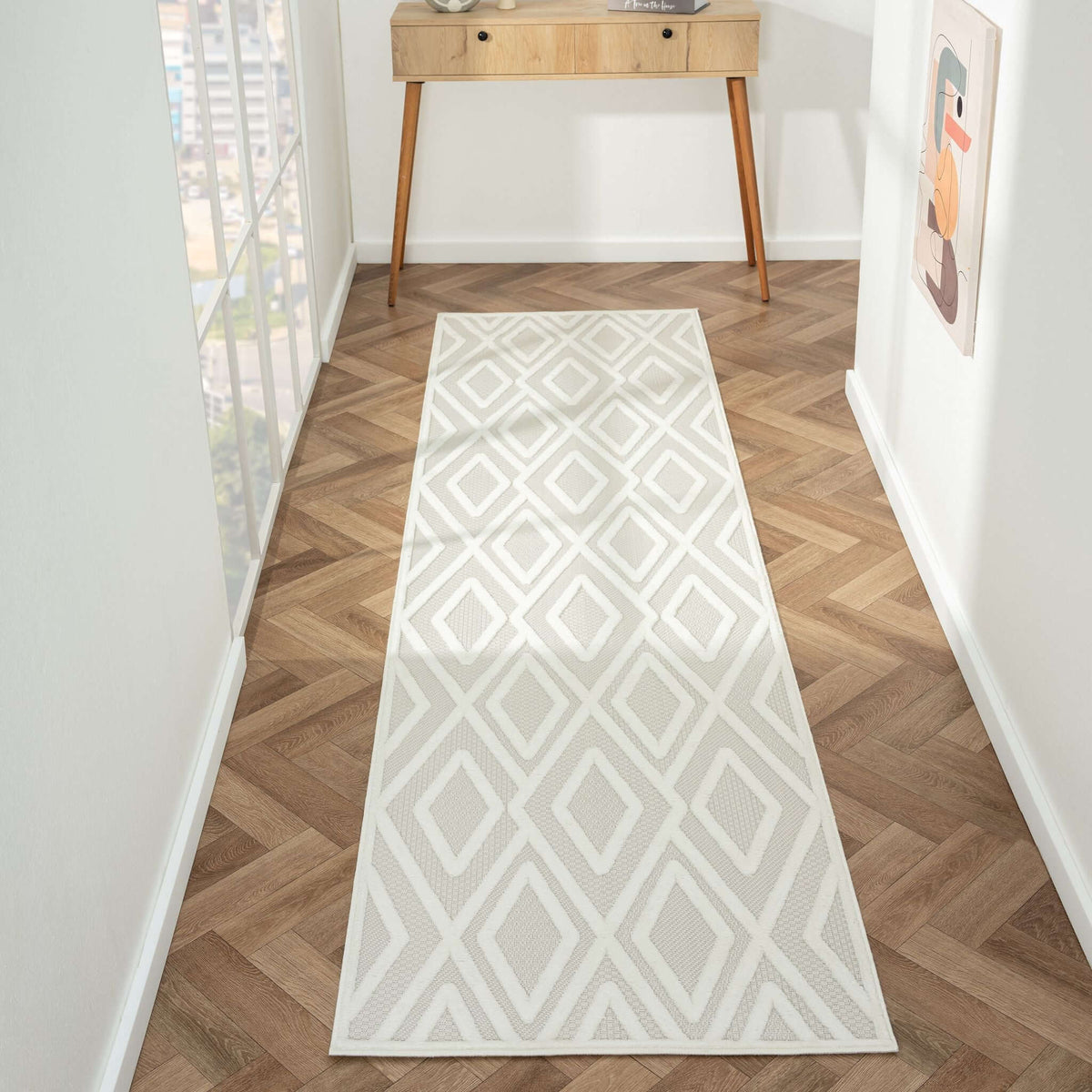 Calm 418 Frost Hallway Runner