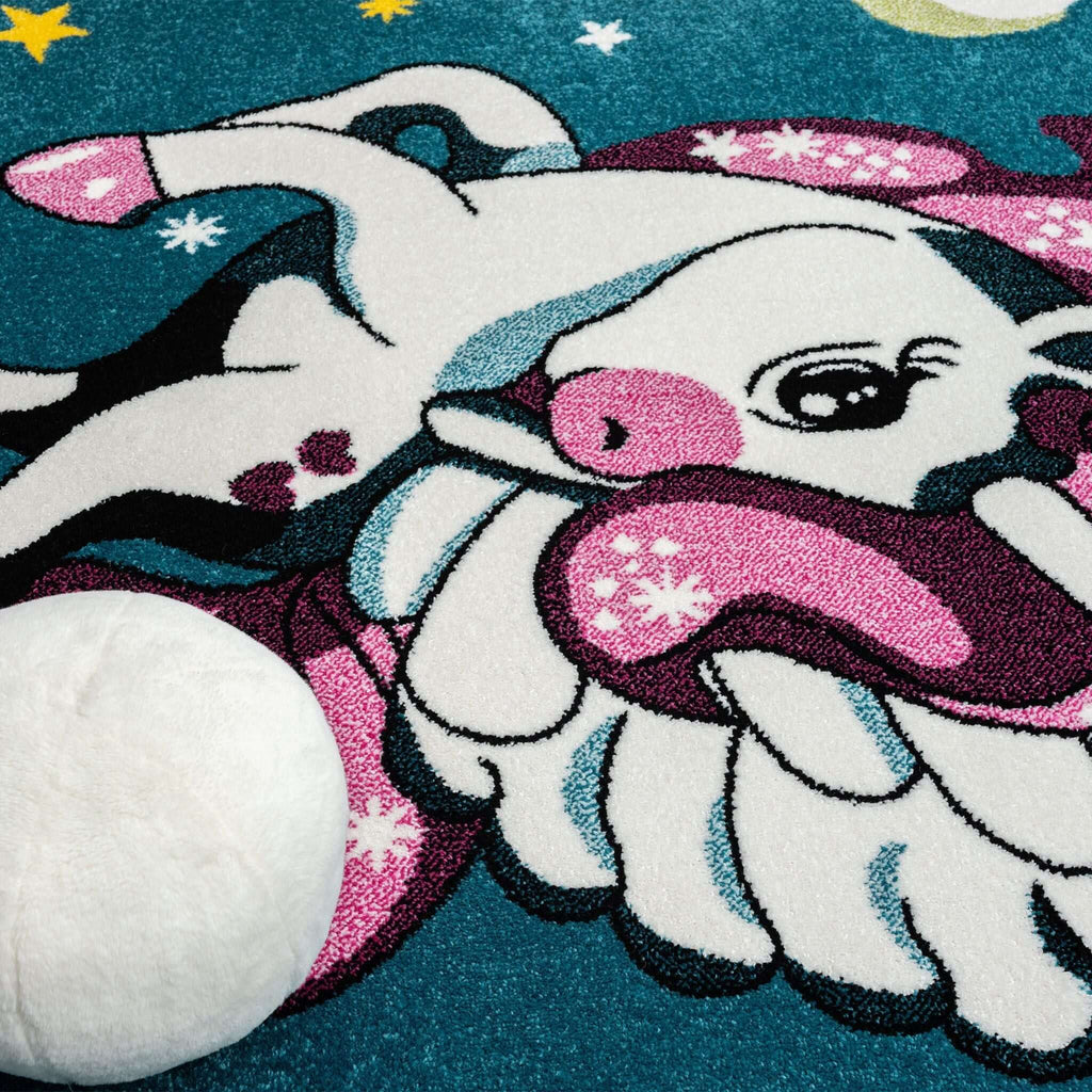 Kidszone 581 Blue Turkish Rug