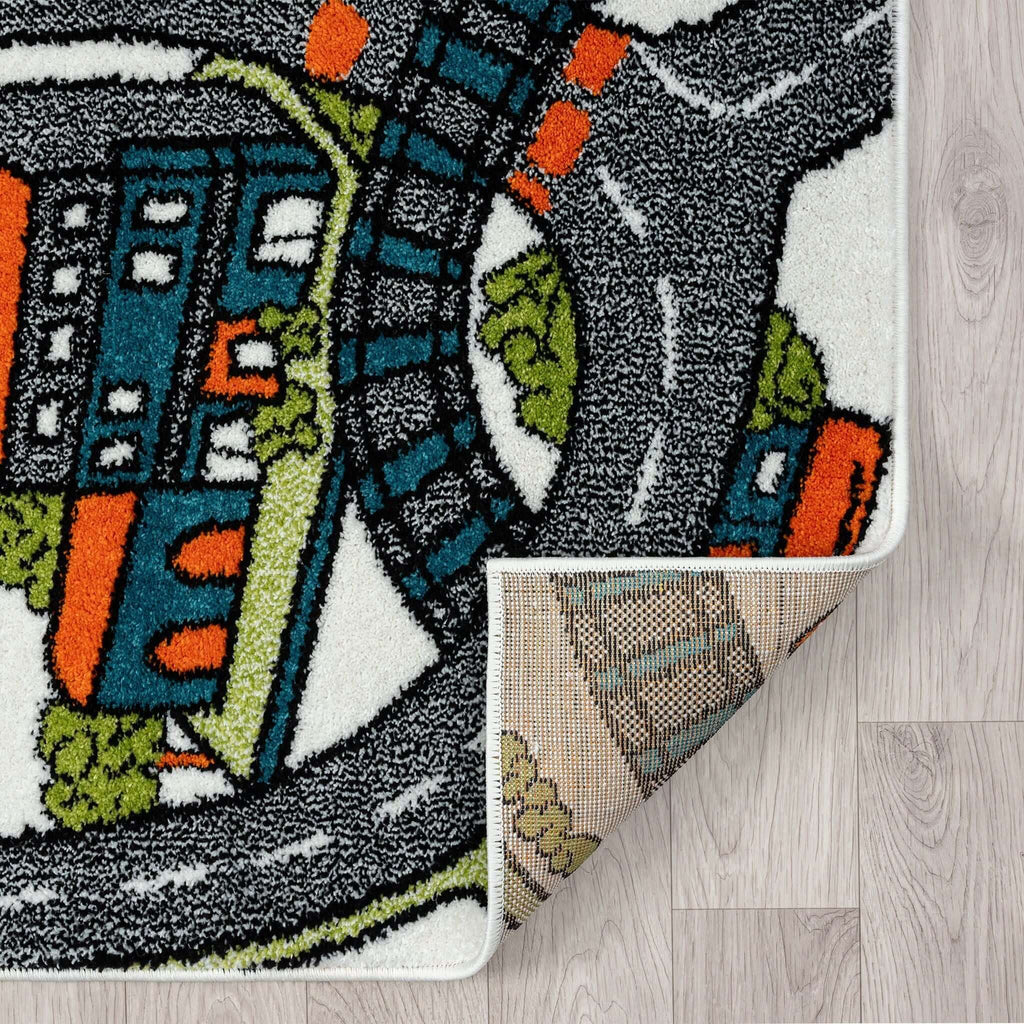 Kidsville 575 Cream Turkish Rug