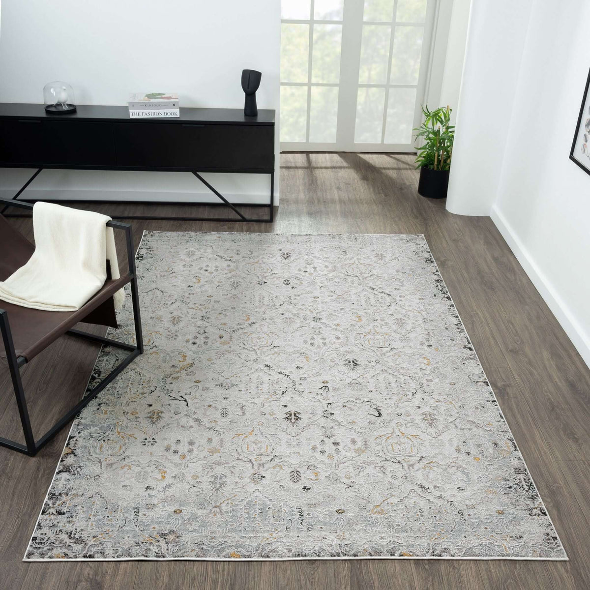 Easton 462 Silver Turkish Rug