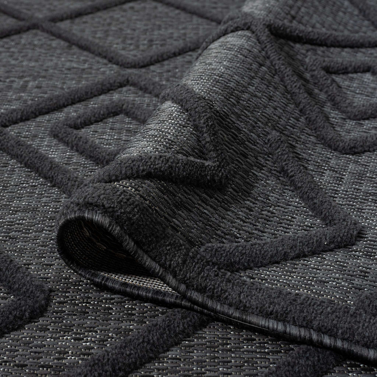 Calm 416 Charcoal Hallway Runner