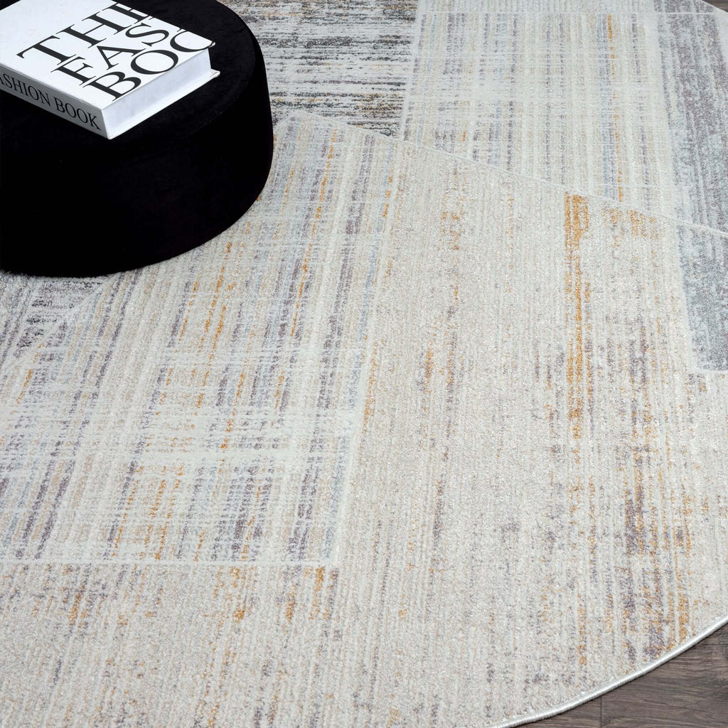 Easton 468 Slate Round Rug