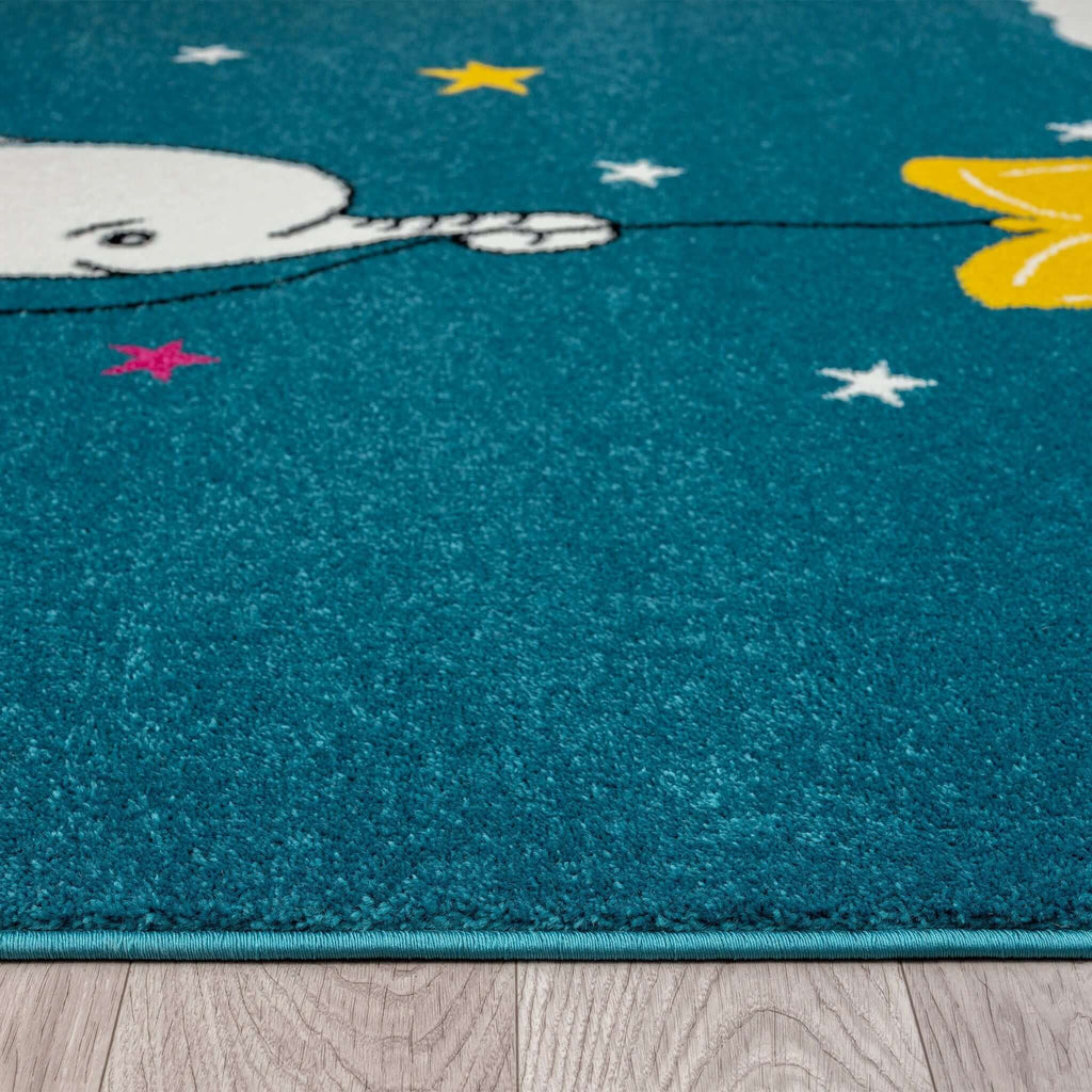 Kidszone 585 Blue Turkish Rug