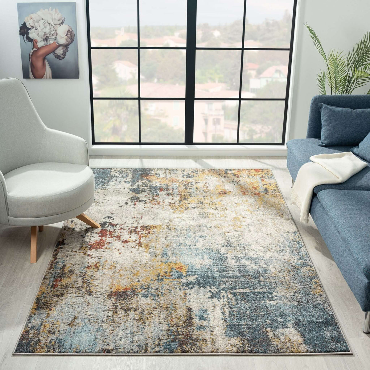 Canyon 513 Multi Turkish Rug