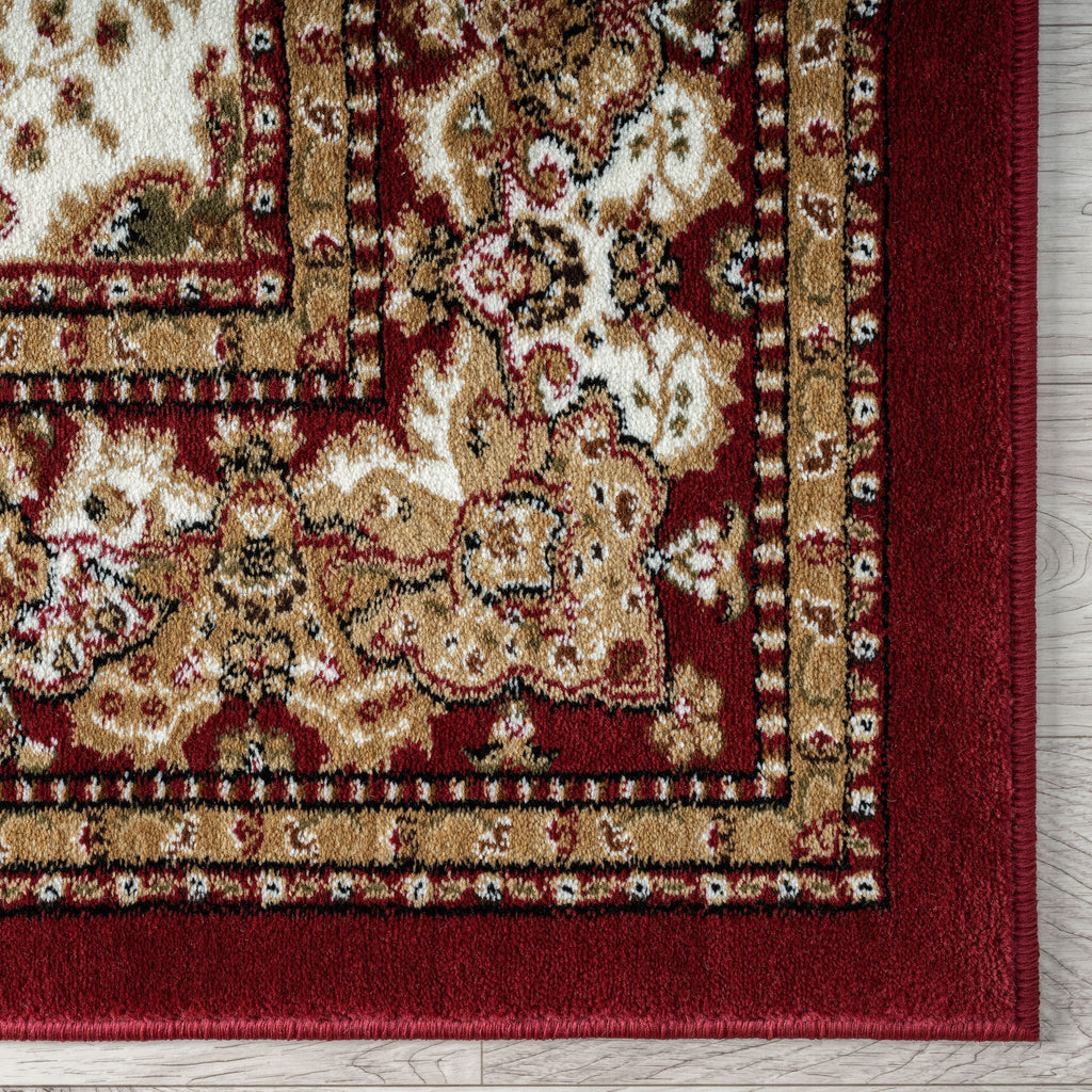 Royal 528 Red Traditional Hallway Runner