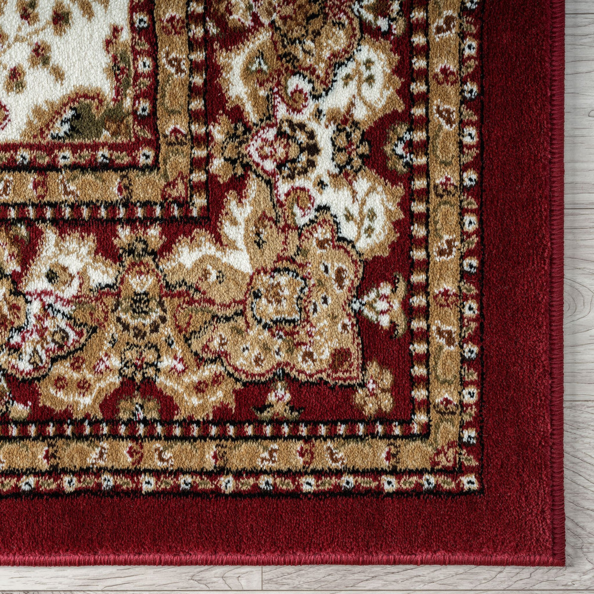 Royal 528 Red Traditional Hallway Runner