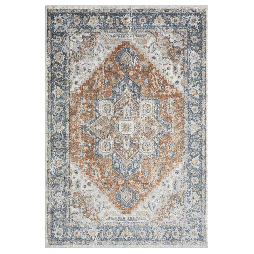 Easy 370 Aqua Turkish Rug lifestyle view
