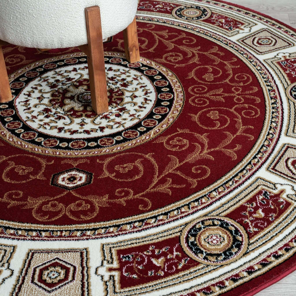 Estate 511 Red Round Rug