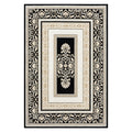 Royal 523 Black Traditional Turkish Rug lifestyle view
