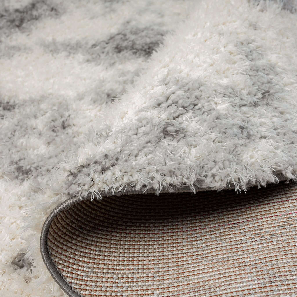 Plushy 389 Ash Round Rug