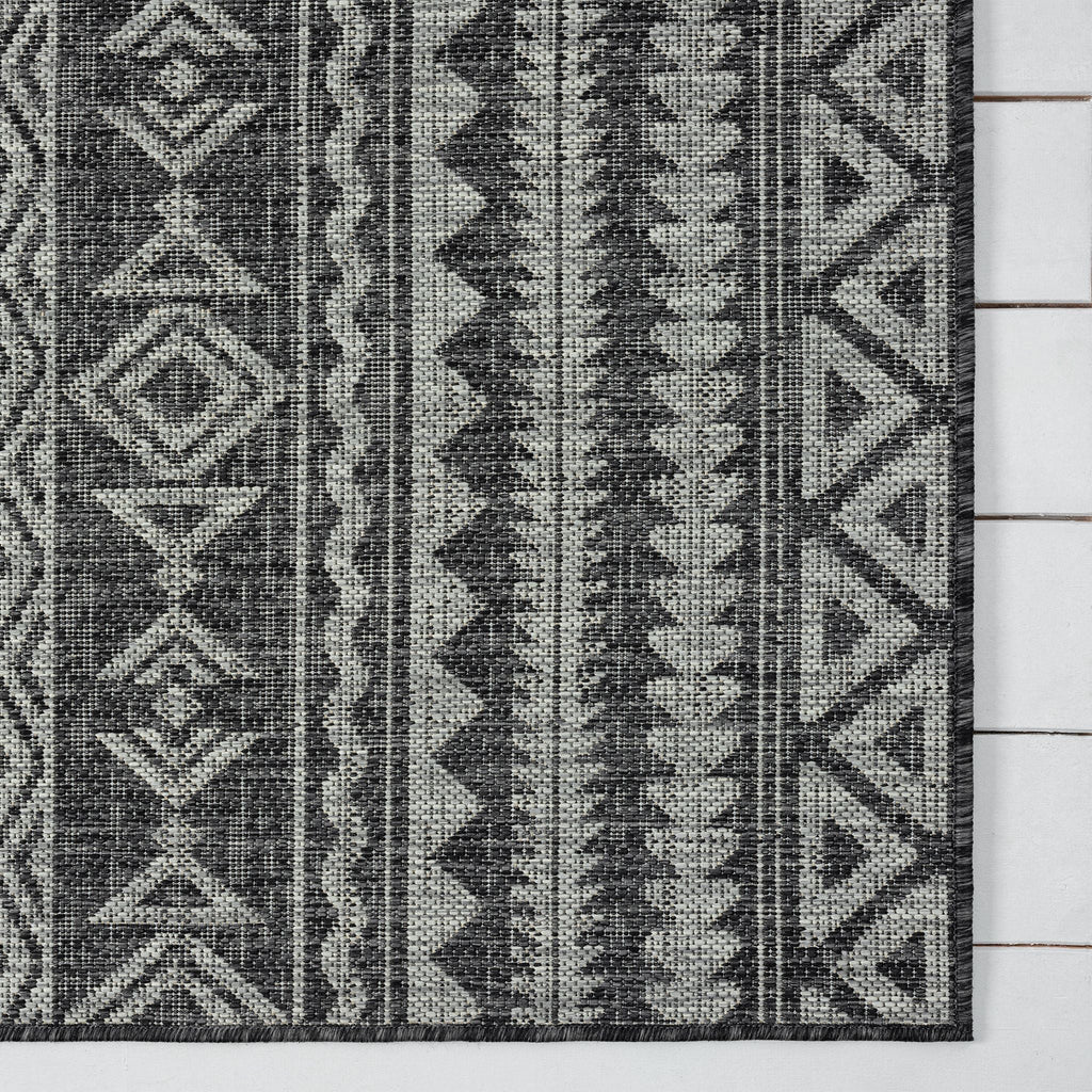 Alfresco 421 Charcoal Hallway Runner