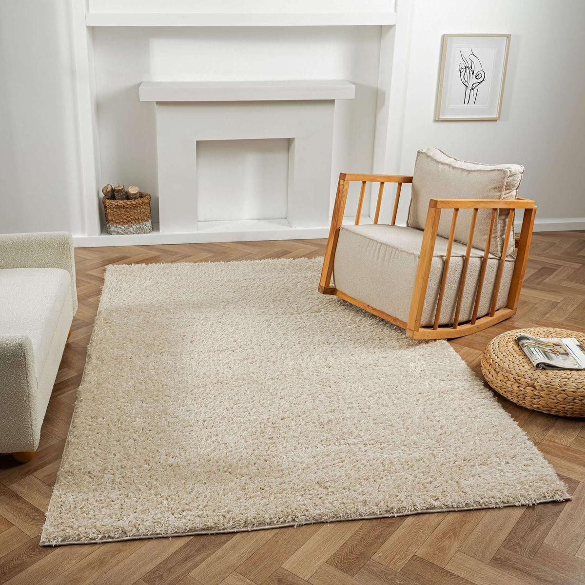Fleecy 394 Fawn Turkish Rug
