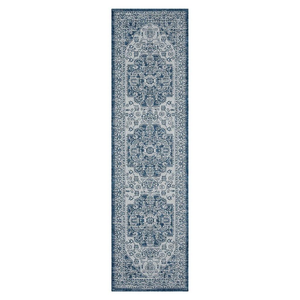 Patio 455 Denim Hallway Runner lifestyle view