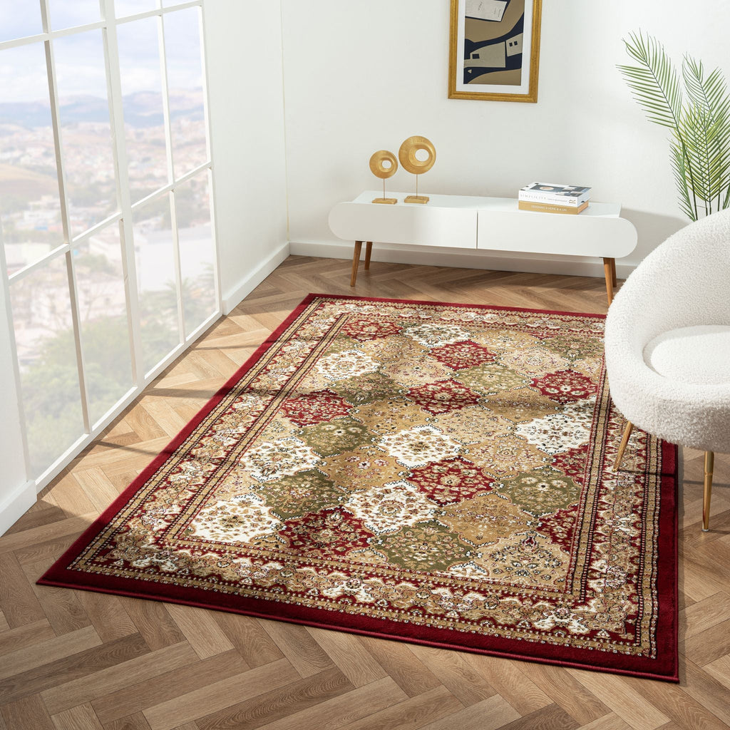Royal 528 Red Traditional Turkish Rug