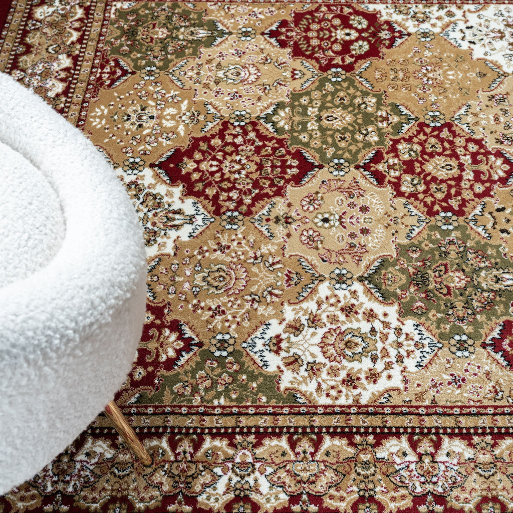 Royal 528 Red Traditional Turkish Rug