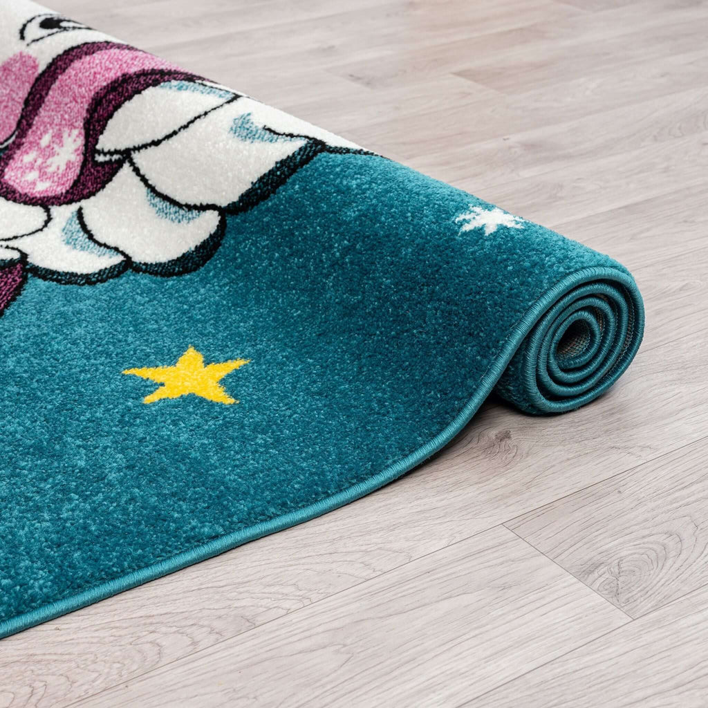 Kidszone 581 Blue Turkish Rug