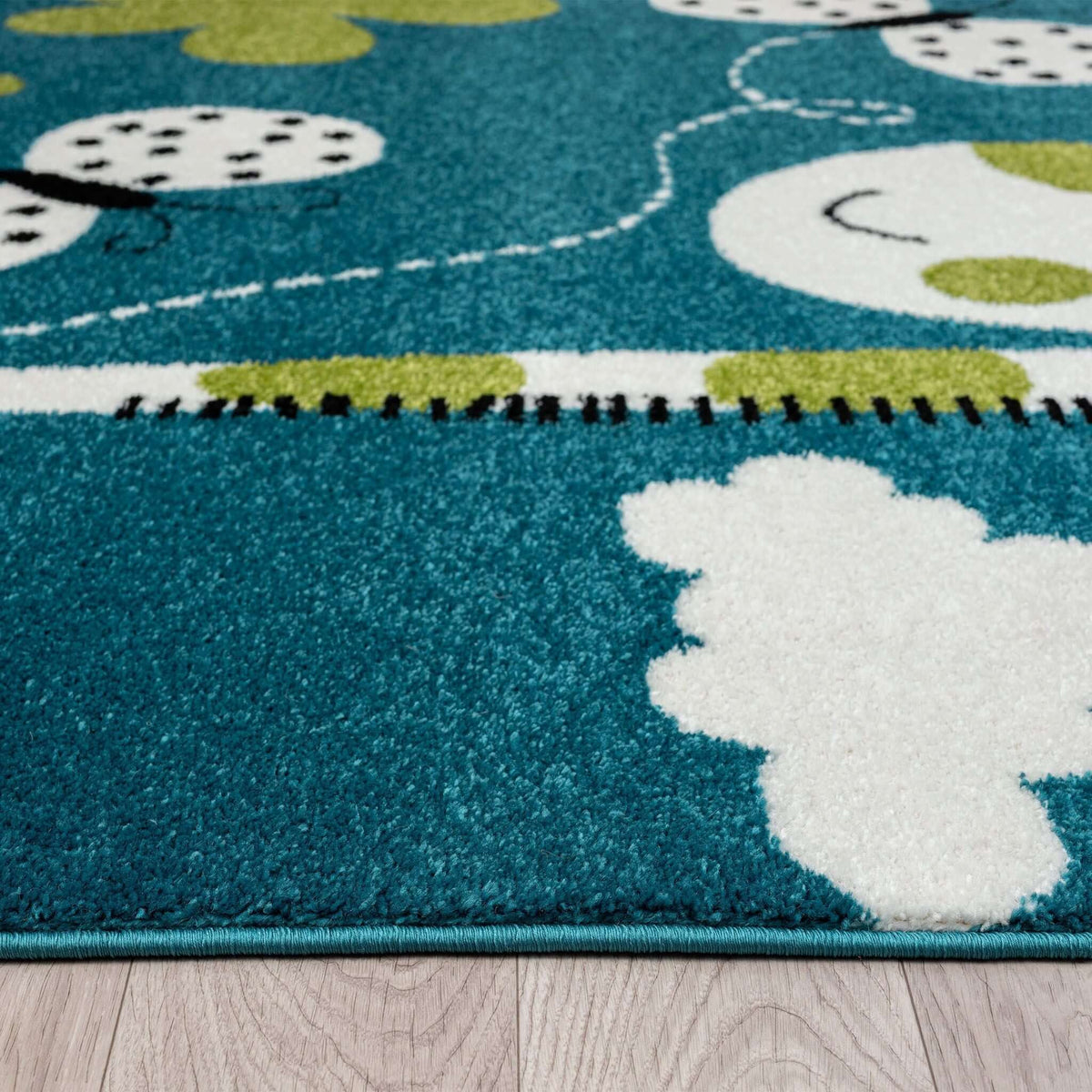 Kidsville 572 Blue Turkish Rug