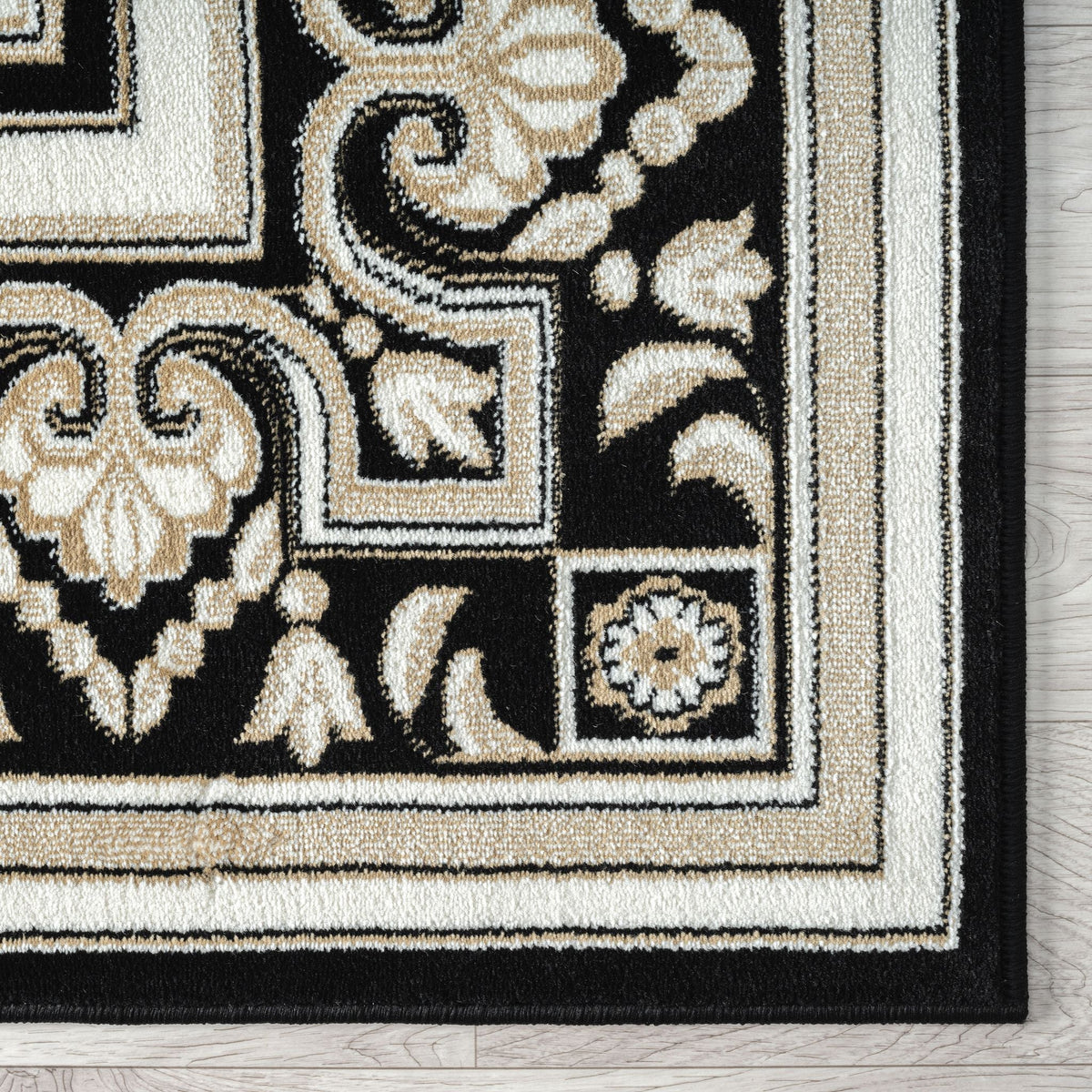 Royal 523 Black Traditional Turkish Rug