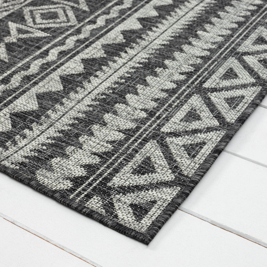Alfresco 421 Charcoal Hallway Runner