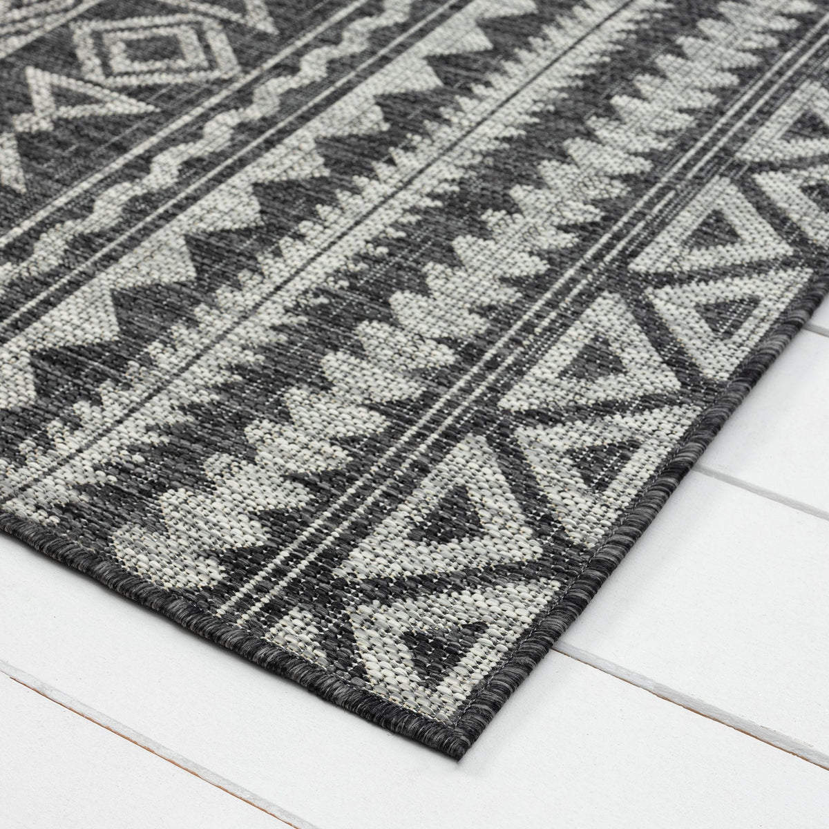 Alfresco 421 Charcoal Hallway Runner