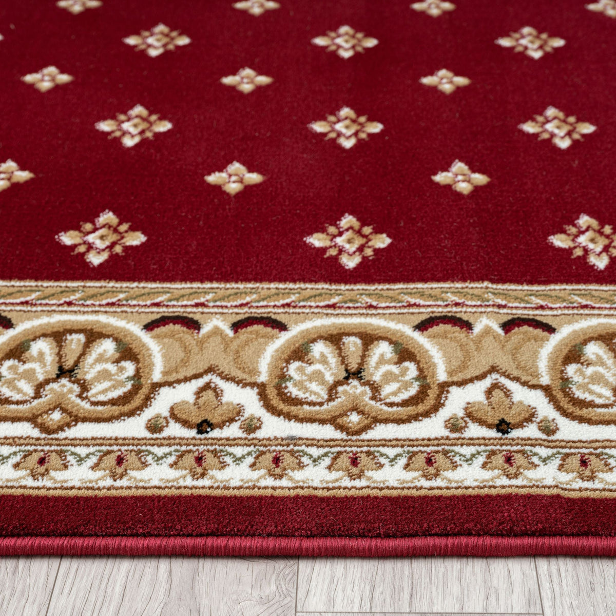 Royal 525 Red Traditional Hallway Runner