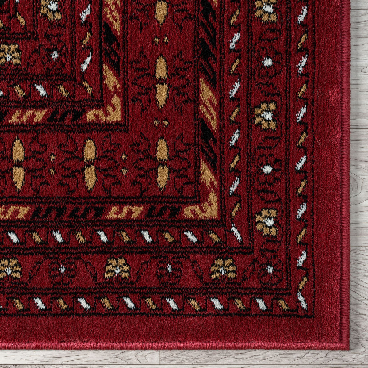Royal 521 Red Traditional Hallway Runner